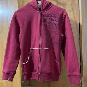 Tony Hawk Red and White Fleece Hoodie